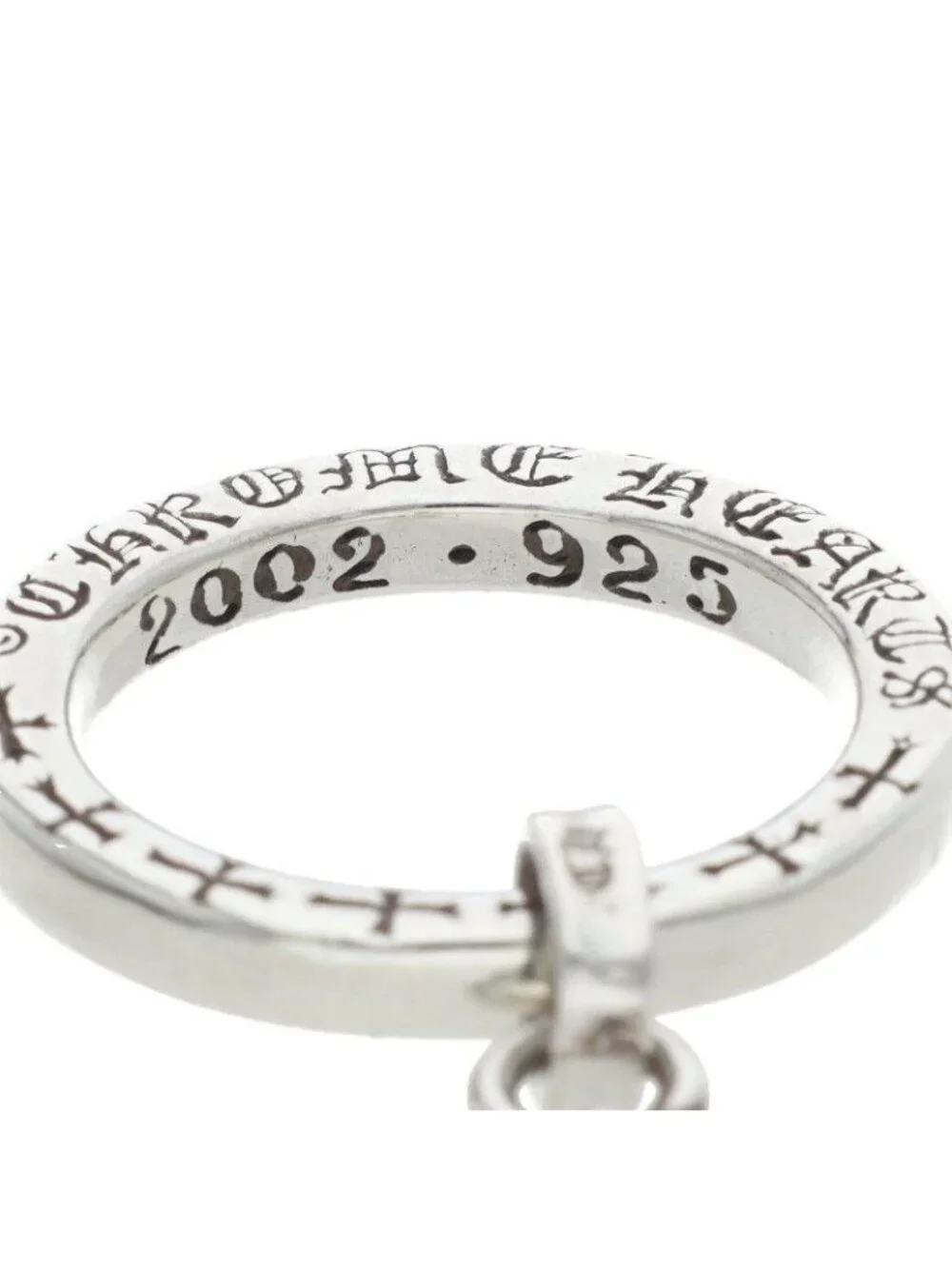 Chrome Hearts Ntfl Dagger Motif Silver Ring